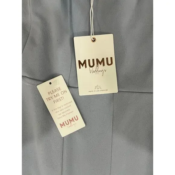 NEW Eden Midi Wedding Dress Dusty Sage Show Me Your Mumu - Picture 4 of 6